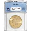 Image 1 : 1901 $20 MS62 ANACS