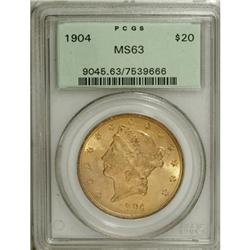 1904 $20 MS63 PCGS