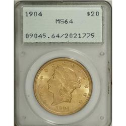 1904 $20 MS64 PCGS