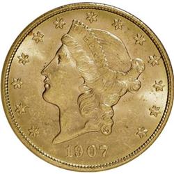 1907 $20 MS62 ANACS