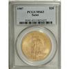 Image 1 : 1907 $20 Arabic Numerals MS63 PCGS