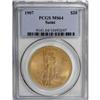 Image 1 : 1907 $20 Arabic Numerals MS64 PCGS