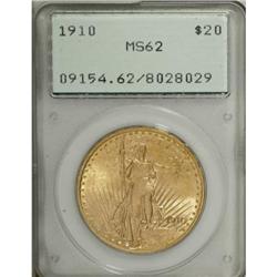 1910 $20 MS62 PCGS