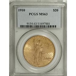 1910 $20 MS63 PCGS