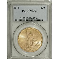 1911 $20 MS62 PCGS