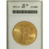 Image 1 : 1911-S $20 MS64 ANACS