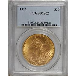 1912 $20 MS62 PCGS