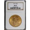Image 1 : 1913 $20 MS62 NGC