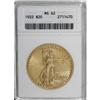 Image 3 : 1922 $20 MS62 ANACS