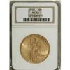 Image 1 : 1922 $20 MS63 NGC