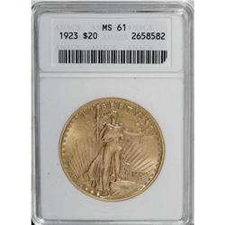 1923 $20 MS61 ANACS