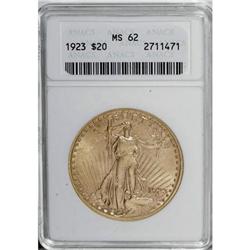 1923 $20 MS62 ANACS