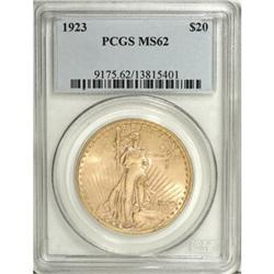 1923 $20 MS62 PCGS