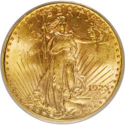 1923 $20 MS64 PCGS