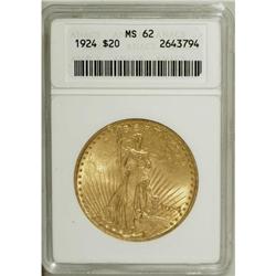 1924 $20 MS62 ANACS