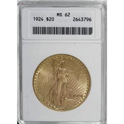 1924 $20 MS62 ANACS