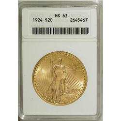 1924 $20 MS63 ANACS