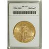 Image 1 : 1924 $20 MS63 ANACS