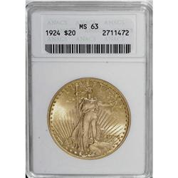 1924 $20 MS63 ANACS