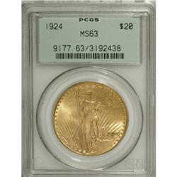 1924 $20 MS63 PCGS
