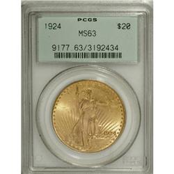 1924 $20 MS63 PCGS