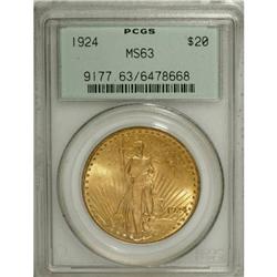 1924 $20 MS63 PCGS