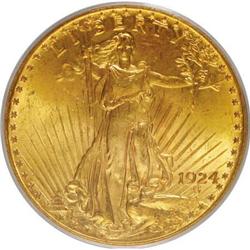 1924 $20 MS65 PCGS