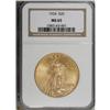 Image 1 : 1924 $20 MS65 NGC
