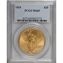 1924 $20 MS65 PCGS