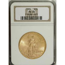 1924 $20 MS65 NGC
