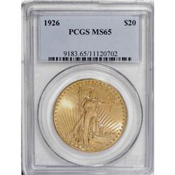 1926 $20 MS65 PCGS