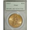 Image 1 : 1927 $20 MS62 PCGS