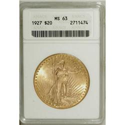 1927 $20 MS63 ANACS