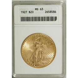 1927 $20 MS63 ANACS