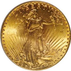 1927 $20 MS64 PCGS