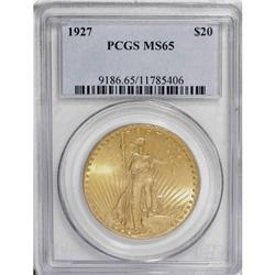 1927 $20 MS65 PCGS