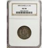 Image 1 : 1893 25C Isabella Quarter AU58 NGC