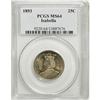 Image 3 : 1893 25C Isabella Quarter MS64 PCGS