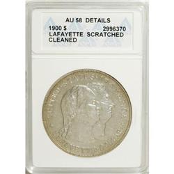 1900 $1 Lafayette Dollar AU58 ANACS