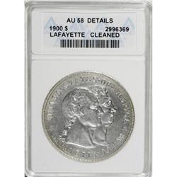 1900 $1 Lafayette Dollar AU58 ANACS
