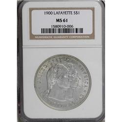 1900 $1 Lafayette Dollar MS61 NGC