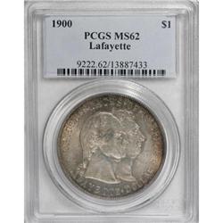 1900 $1 Lafayette Dollar MS62 PCGS