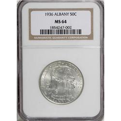 1936 50C Albany MS64 NGC