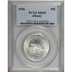 1936 50C Albany MS65 PCGS