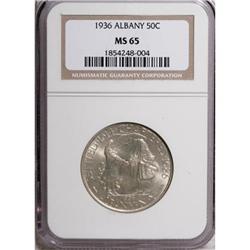 1936 50C Albany MS65 NGC