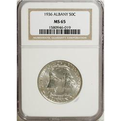 1936 50C Albany MS65 NGC