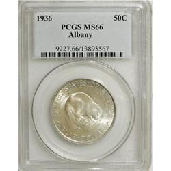 1936 50C Albany MS66 PCGS