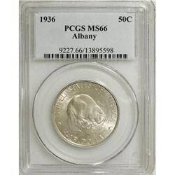 1936 50C Albany MS66 PCGS
