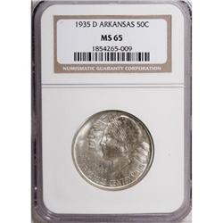 1935-D 50C Arkansas MS65 NGC