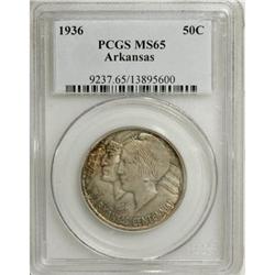 1936 50C Arkansas MS65 PCGS